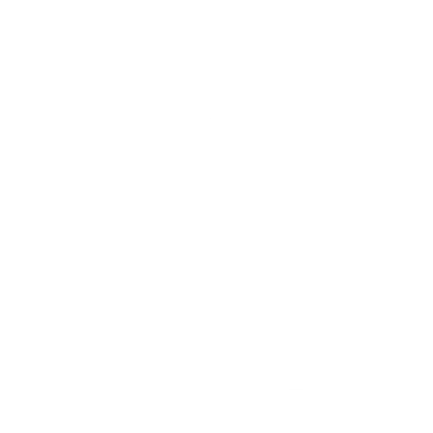 Robot Head Bold Logo #ffffff