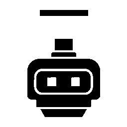 Bold Geometric Robot Logo