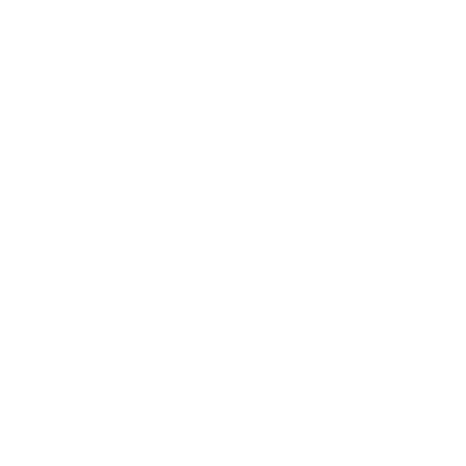 Bold Geometric Robot Head Logo #ffffff