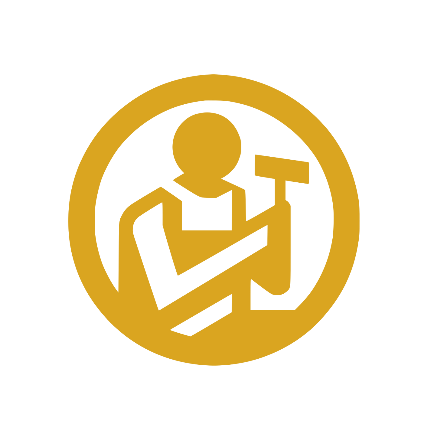 Worker Tool Logo #DAA520