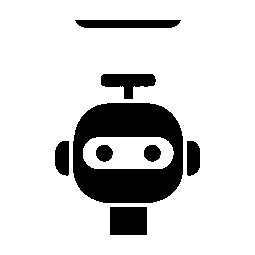 Bold Geometric Robot Logo