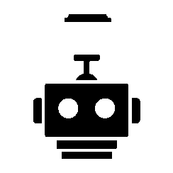 Bold Geometric Robot Logo