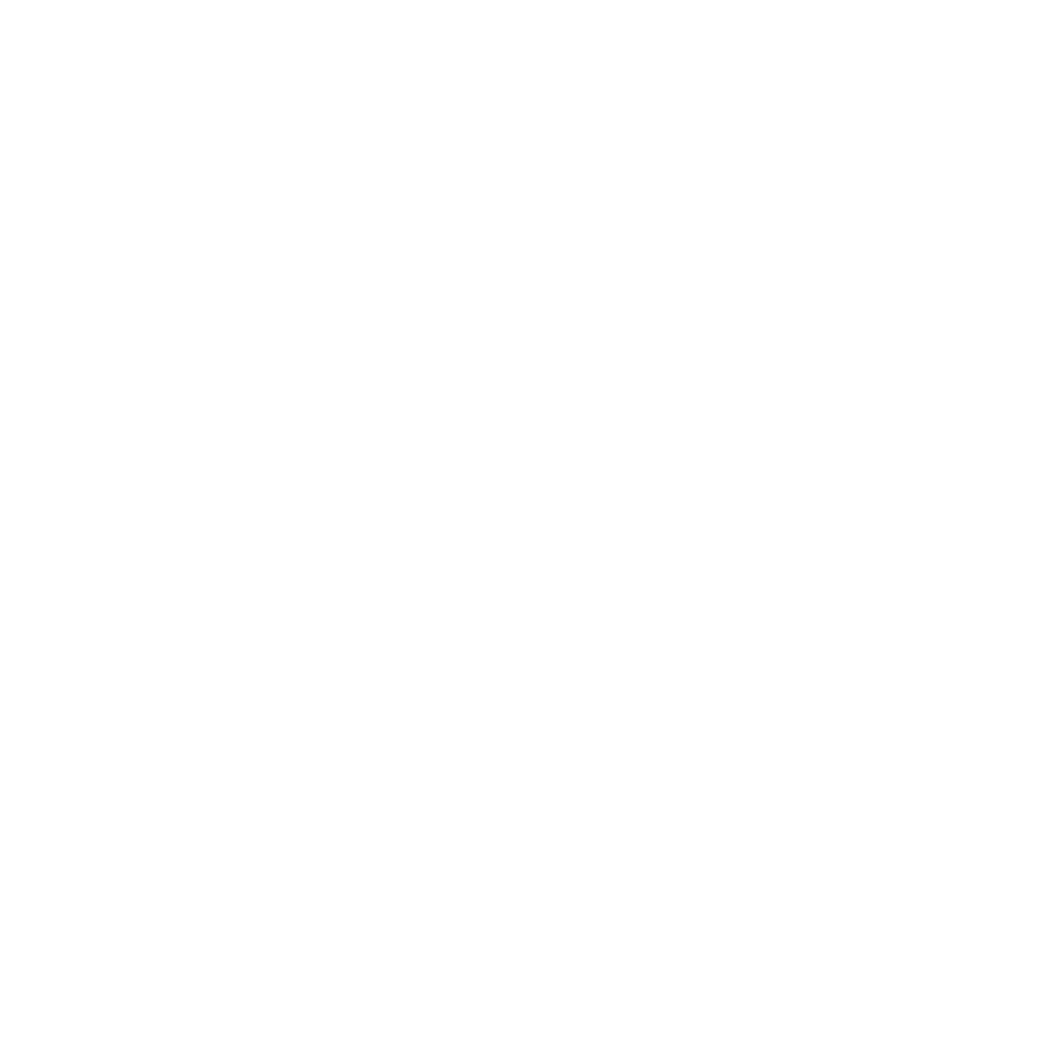 Bold Geometric Robot Head Logo #ffffff