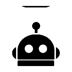 Bold Robot Head Logo