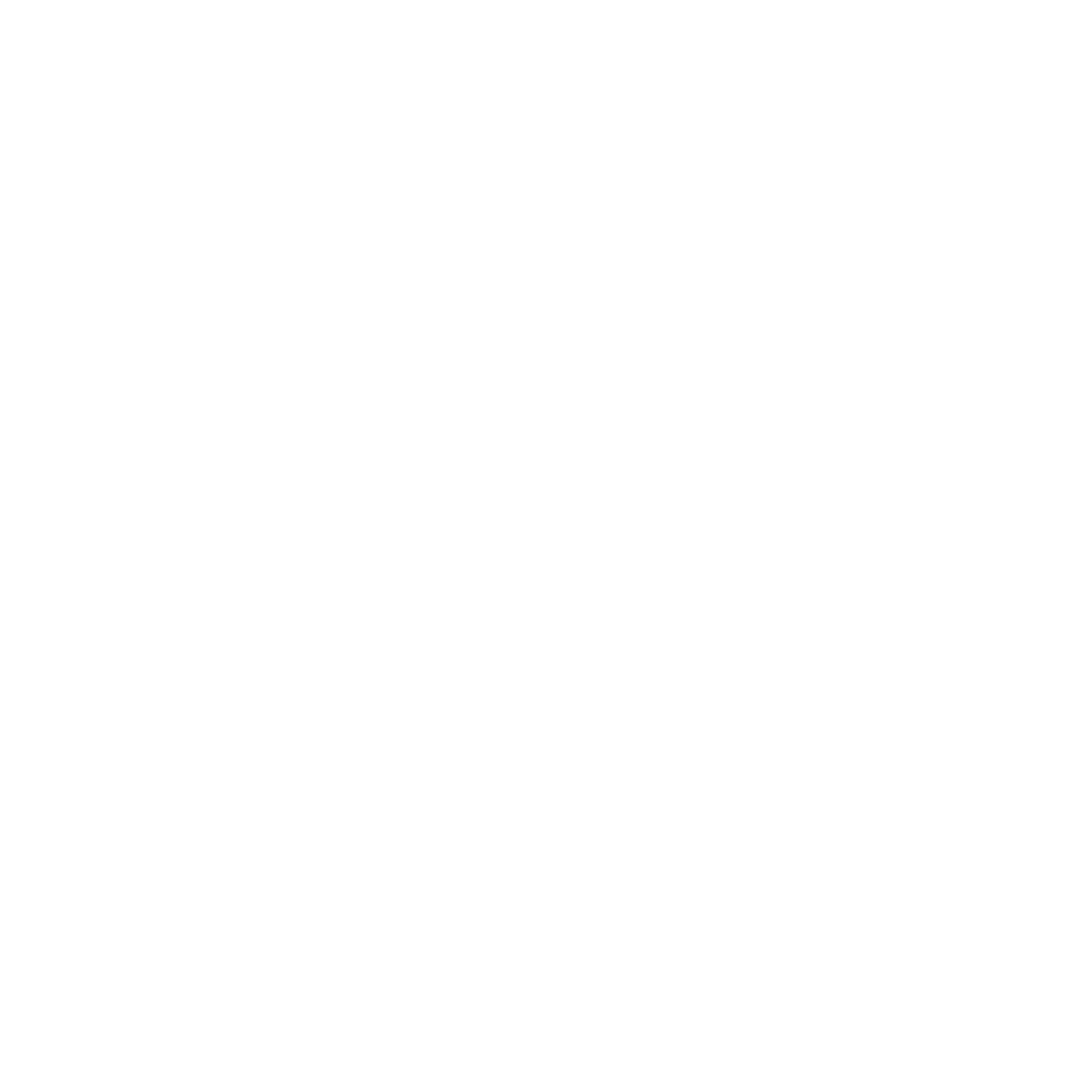 Bold Robot Head Logo #ffffff
