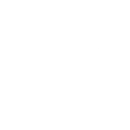 Robot Head Logo #ffffff
