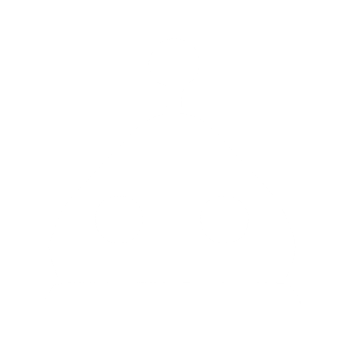 Robot Head Dome Logo #ffffff