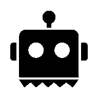 Bold Geometric Robot Logo