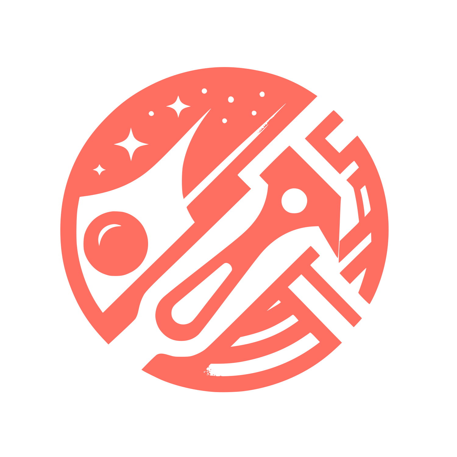 Space Tool Logo #FF6F61