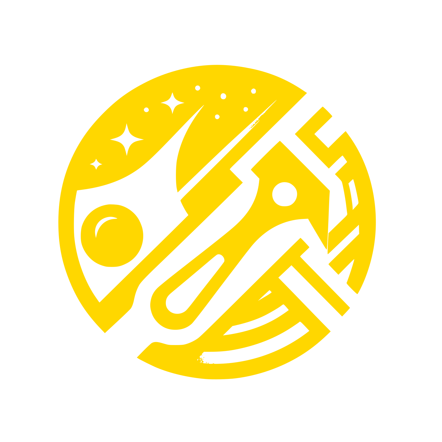 Space Tool Logo #FFD700