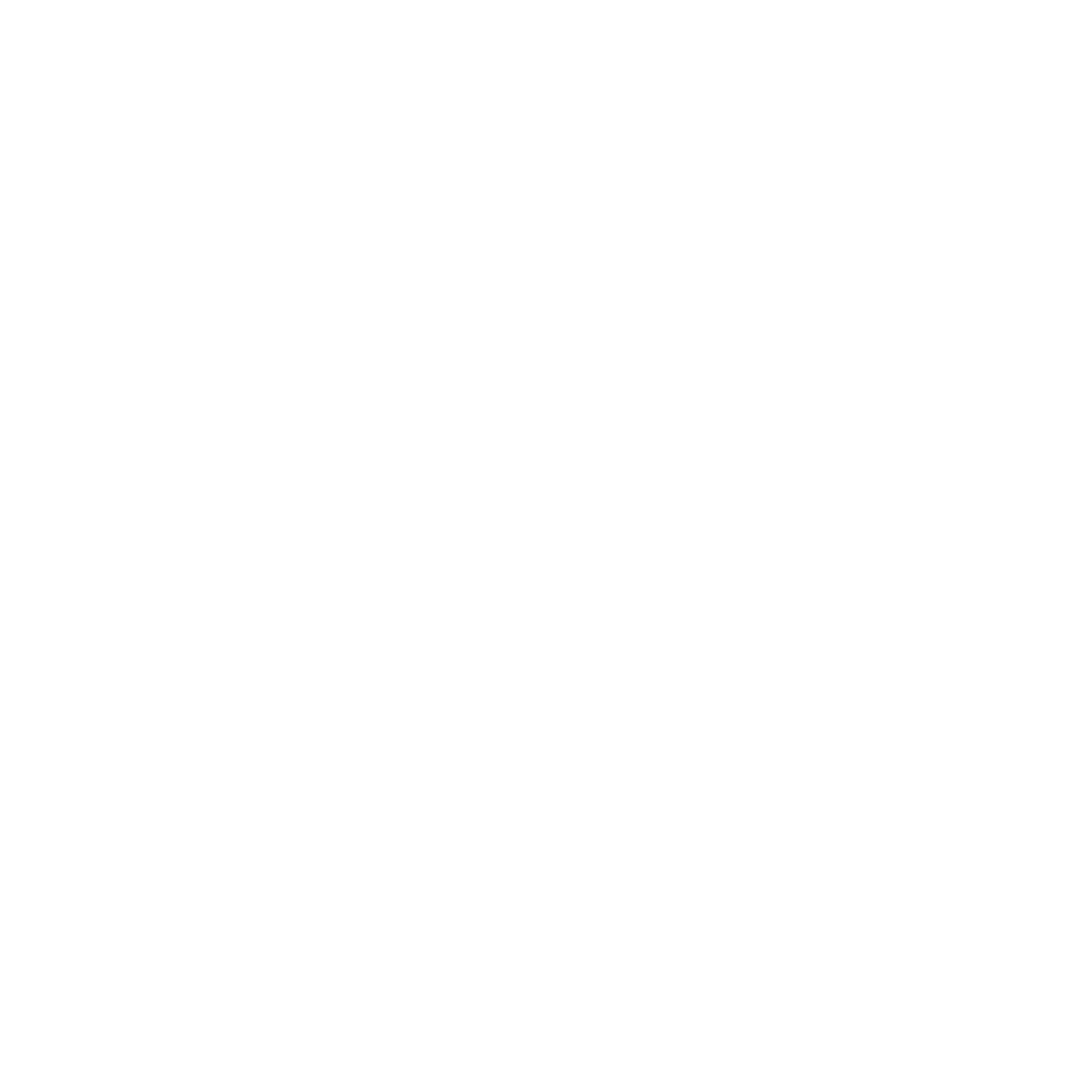 Monoline Robot Head Logo #ffffff