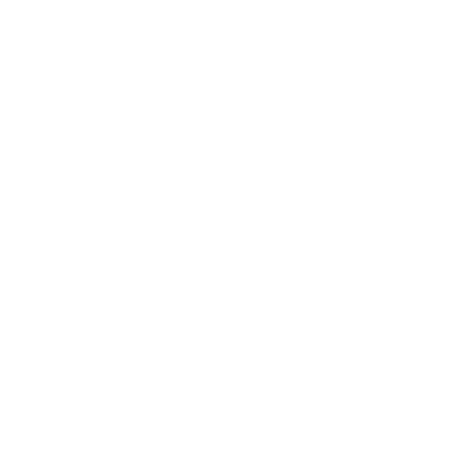 Monoline Robot Head Logo #ffffff