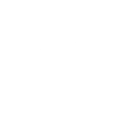 Monoline Robot Head Logo #ffffff
