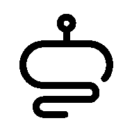 Monoline Robot Head Logo