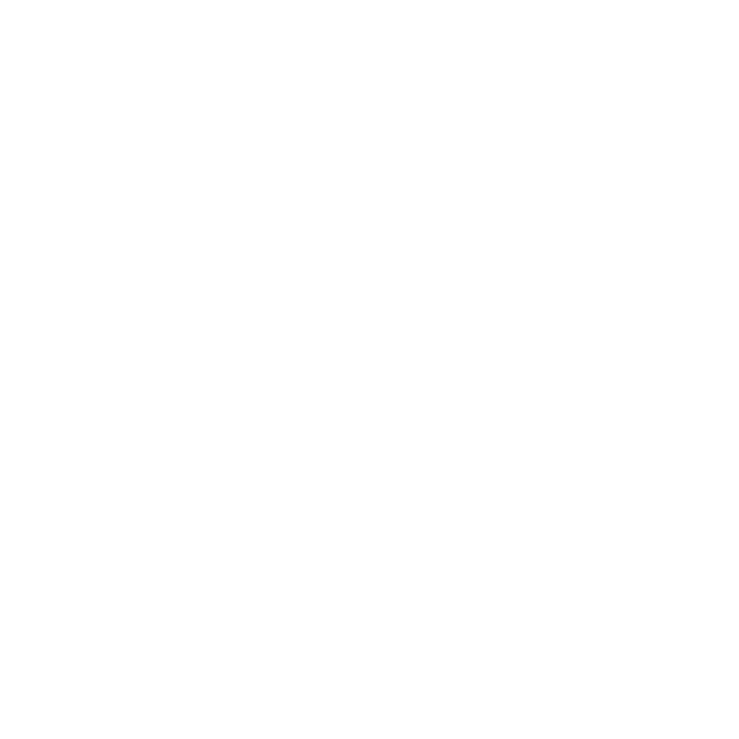 Monoline Robot Head Logo #ffffff