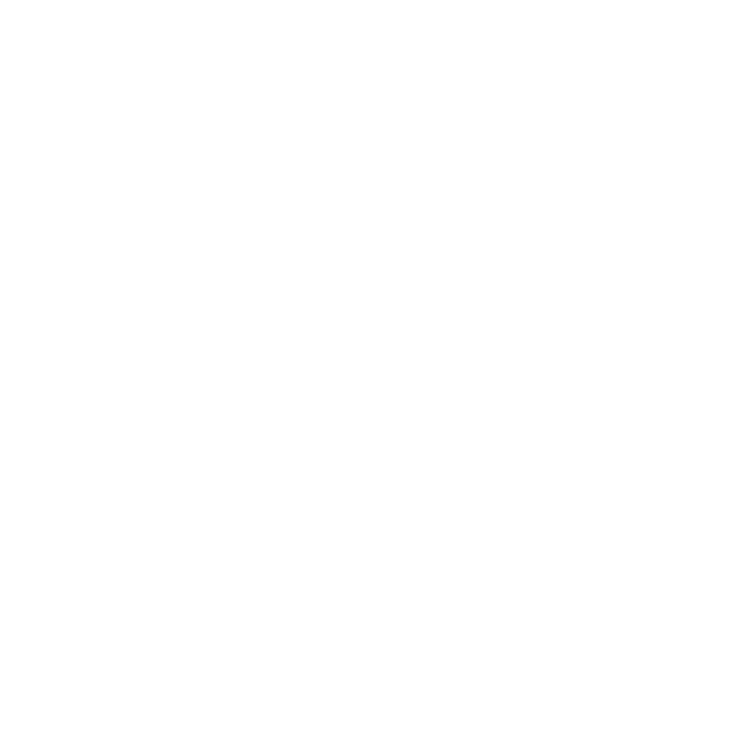 Monoline Robot Head Logo #ffffff