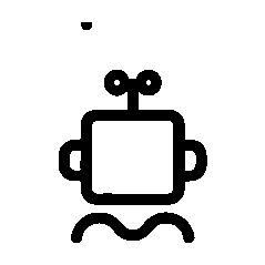 Monoline Robot Logo