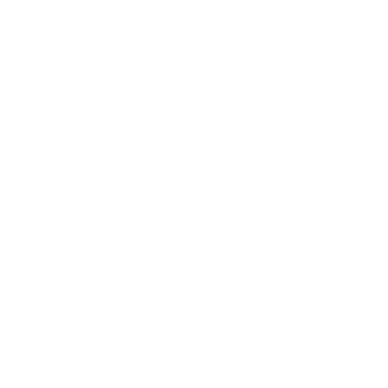 Monoline Robot Logo #ffffff