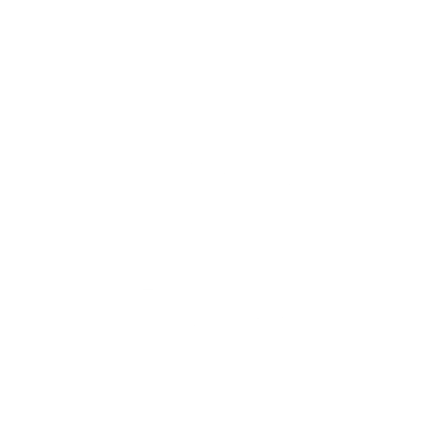 Monoline Robot Face Logo #ffffff
