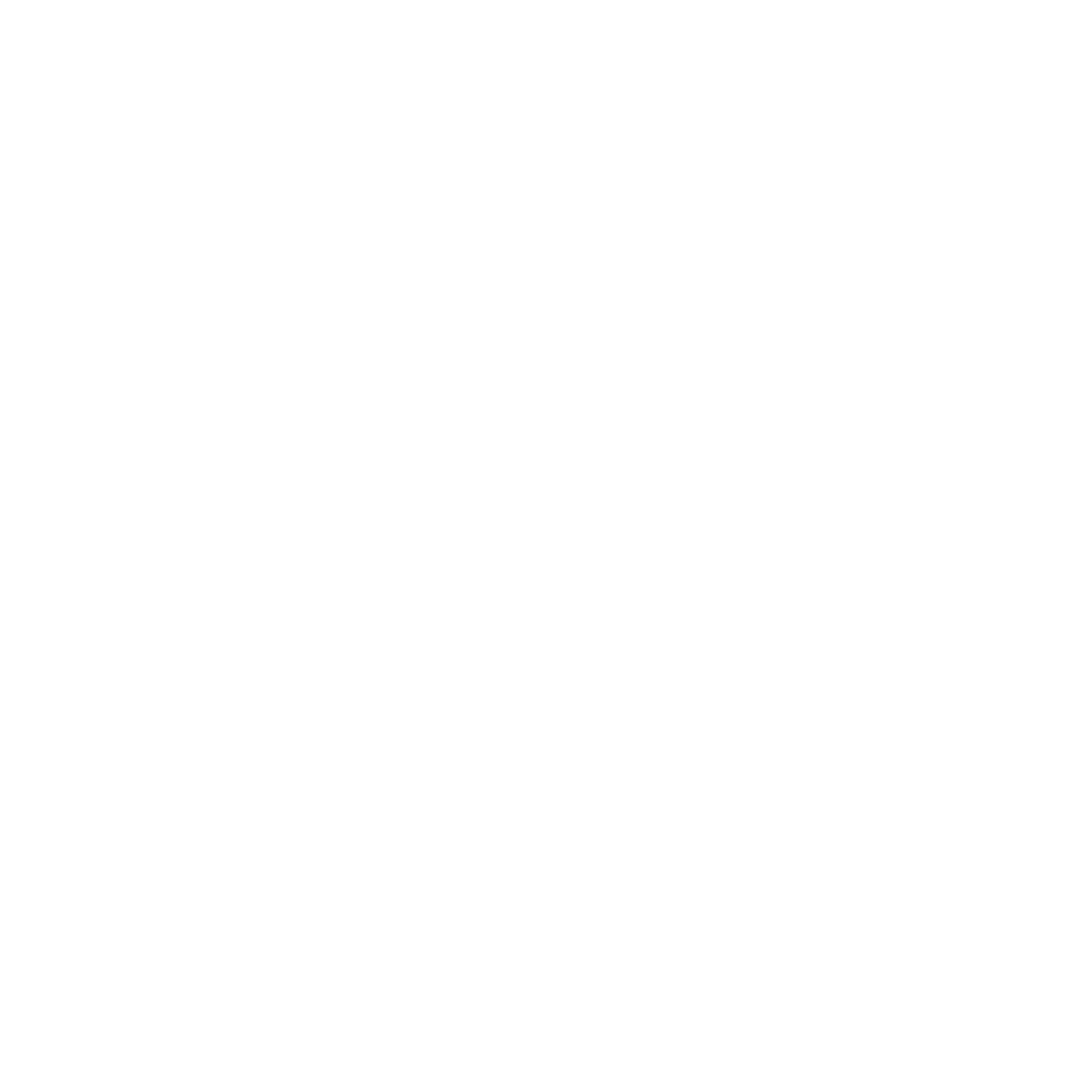 Monoline Robot Head Logo #ffffff
