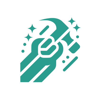 Sparkling Hammer Logo #2A9D8F