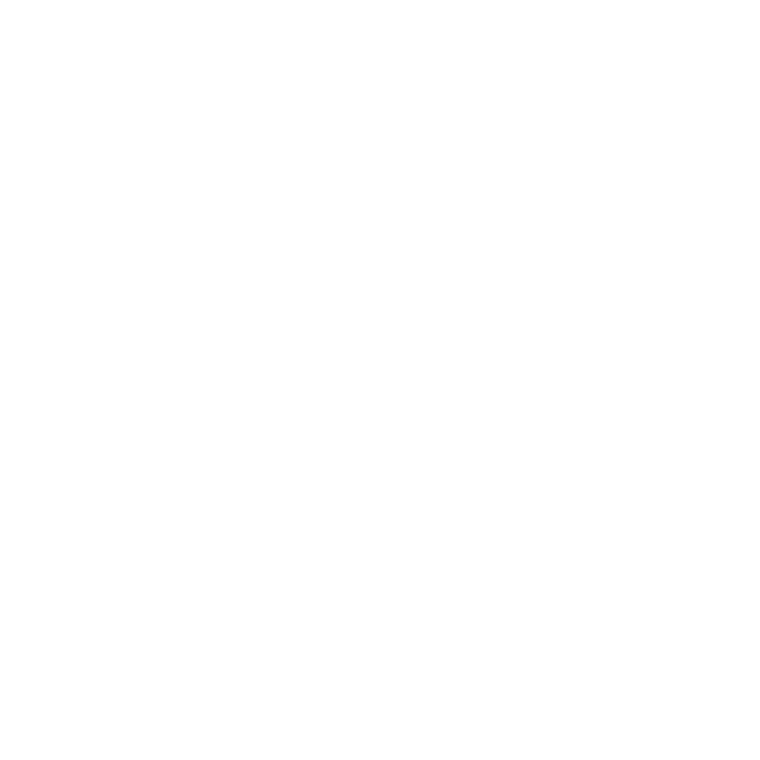 Monoline Robot Head Logo #ffffff