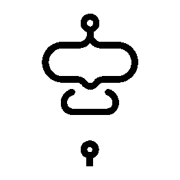 Monoline Robot Face Logo