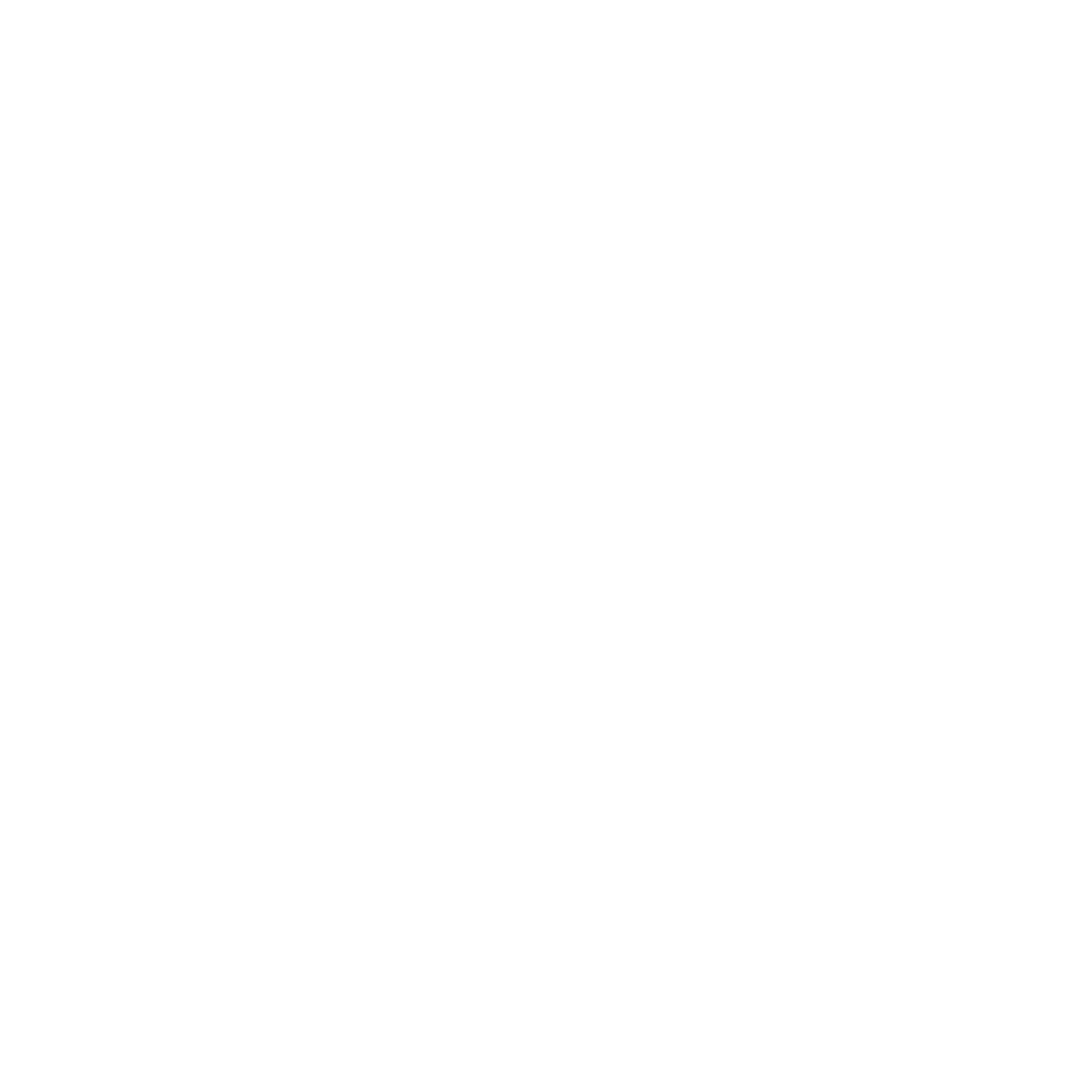 Monoline Robot Head Logo #ffffff