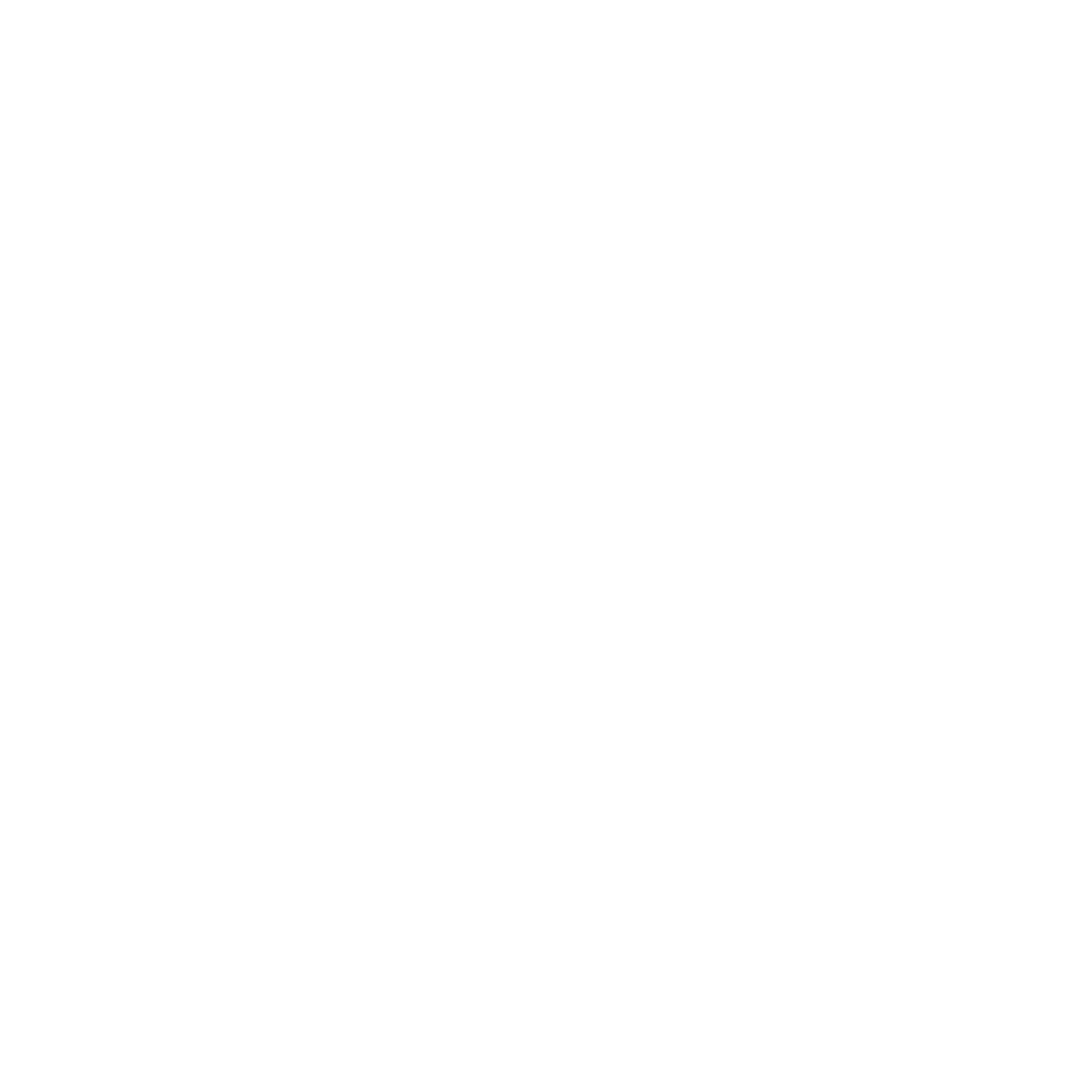 Monoline Robot Head Logo #ffffff