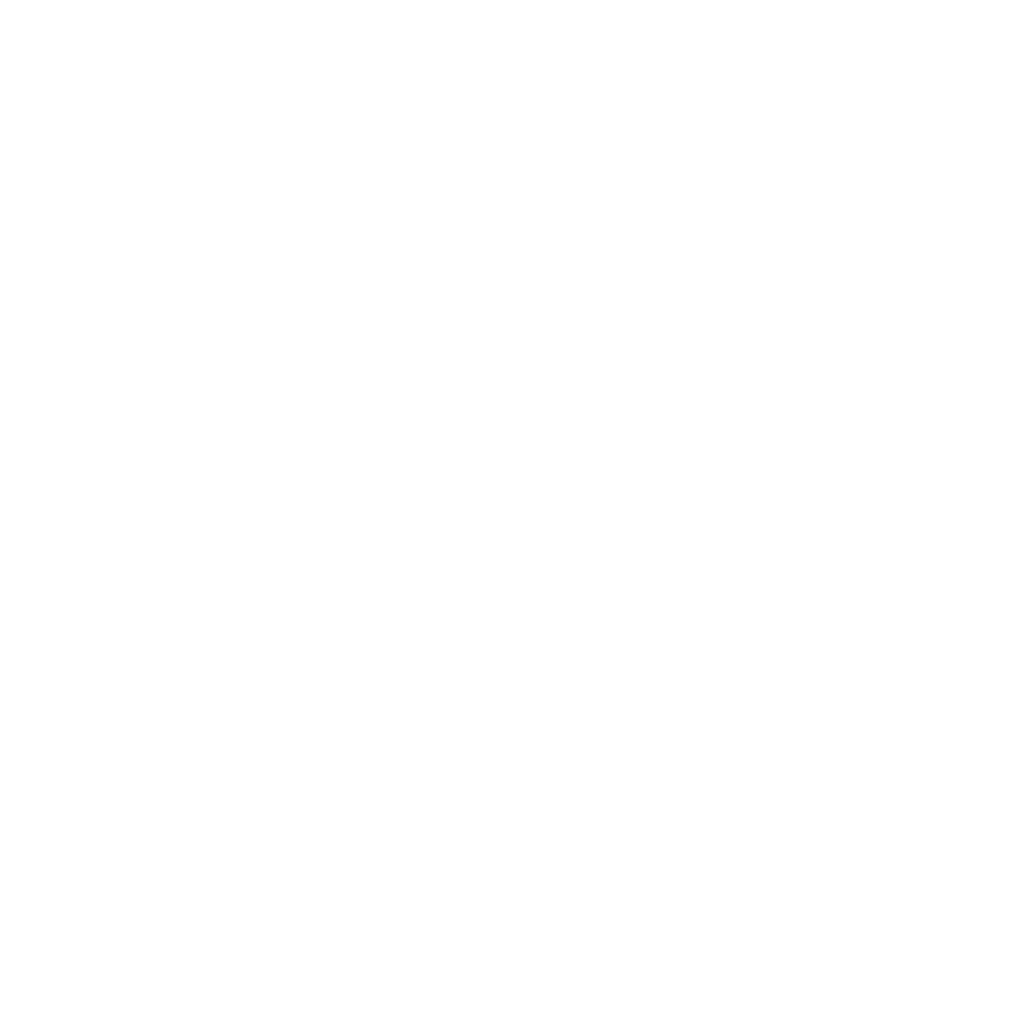 Monoline Robot Head Logo #ffffff