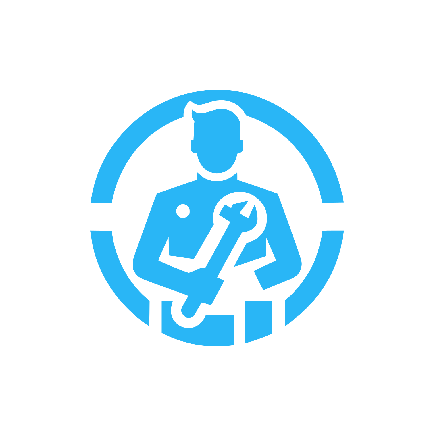 Service Professional Logo #29B6F6