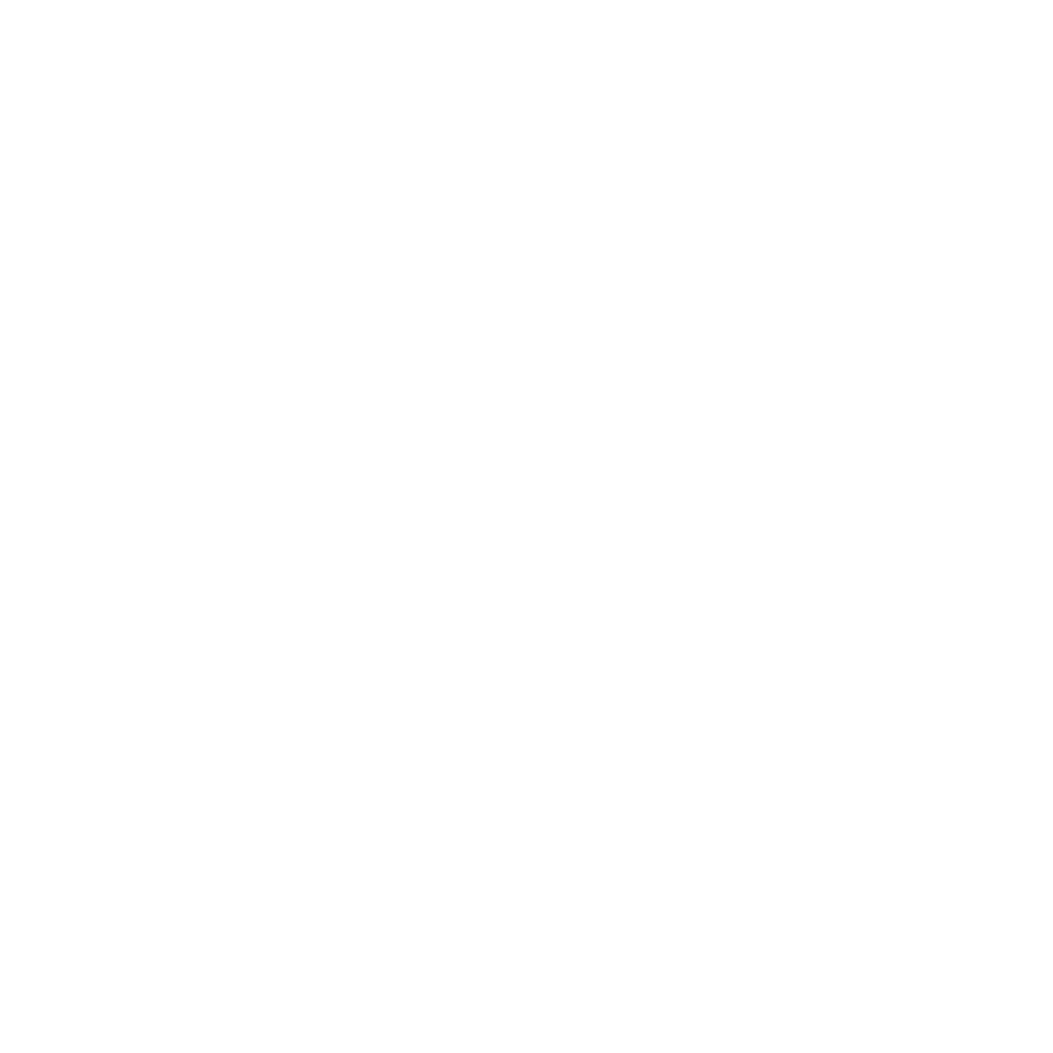 Negative Space Robot Logo #ffffff