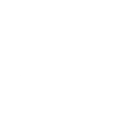 Negative Space Robot Logo #ffffff