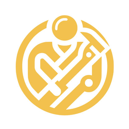 Tool Man Logo #F2C14E