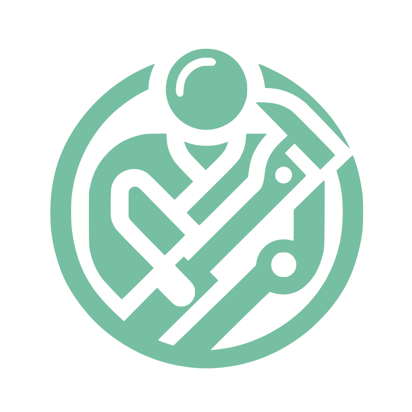 Tool Man Logo #77BFA3