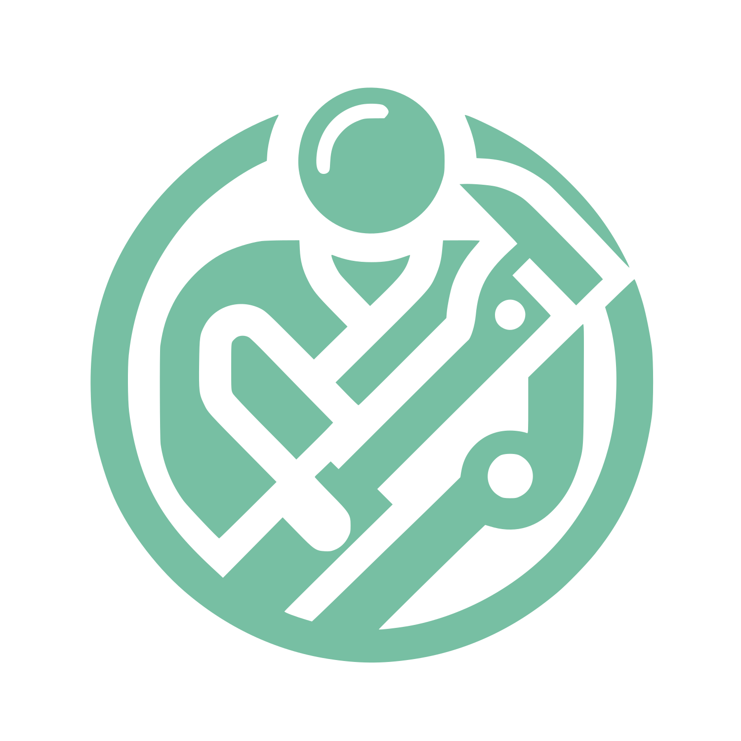 Tool Man Logo #77BFA3