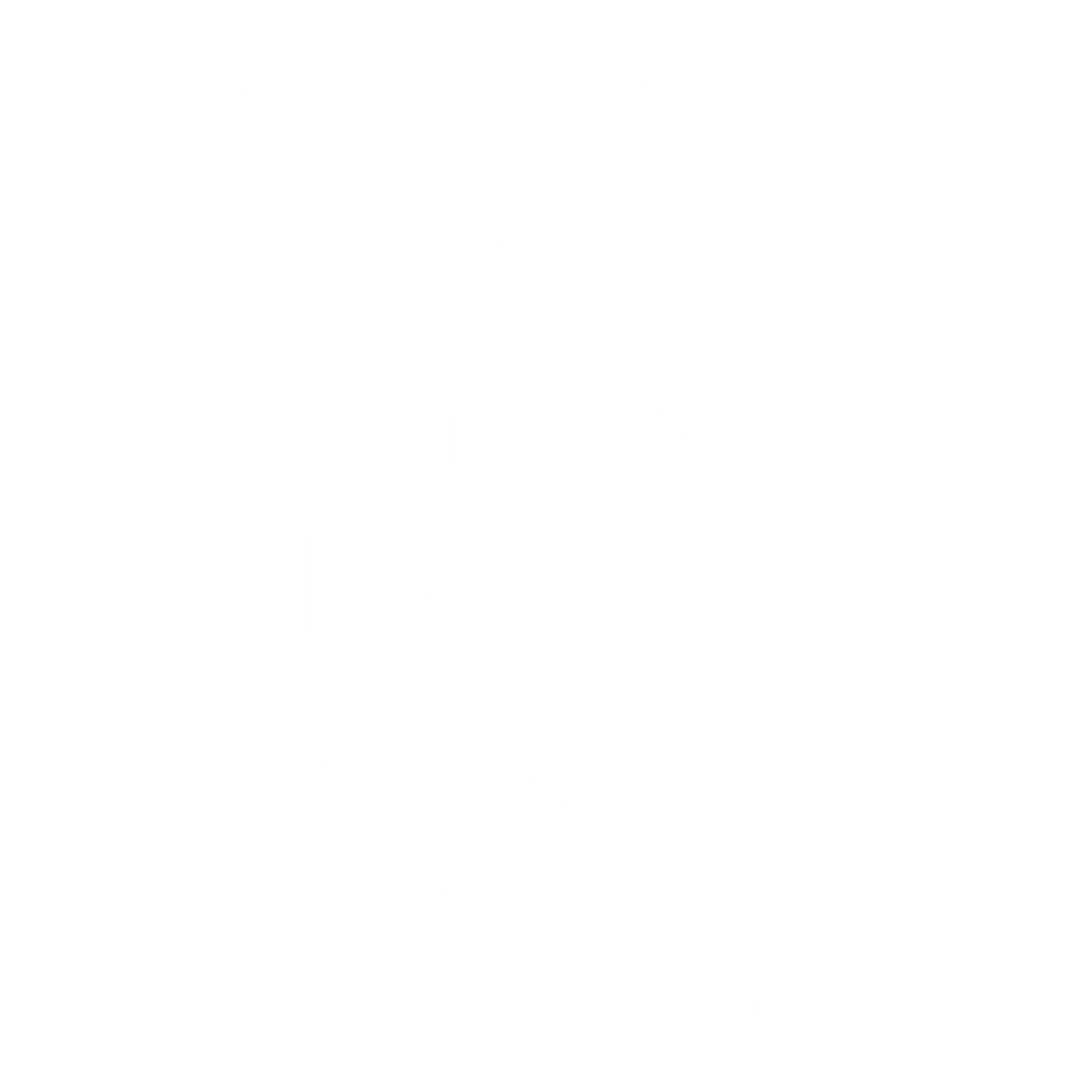 Robot Head Diamond Logo #ffffff