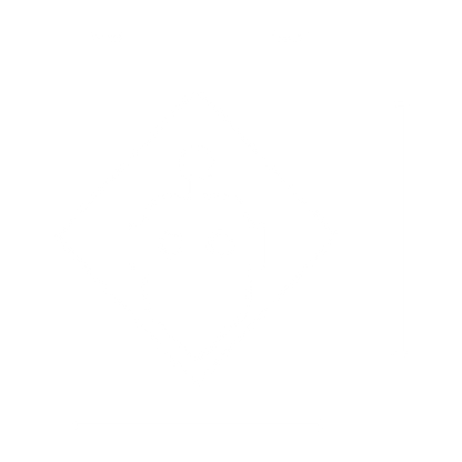 Robot Head Diamond Logo #ffffff