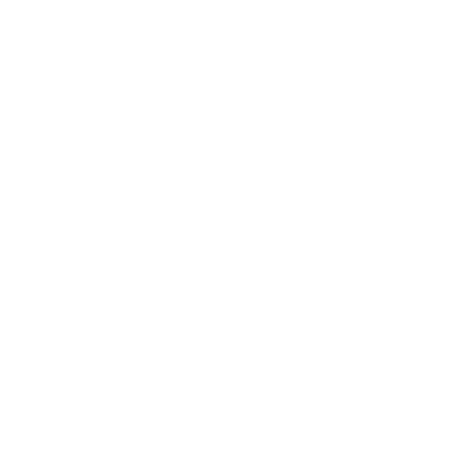 Negative Space Robot Logo #ffffff