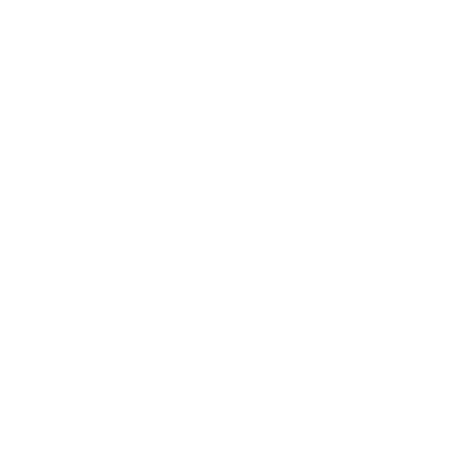 Robot House Negative Space Logo #ffffff