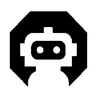 Robot Head Octagon Logo