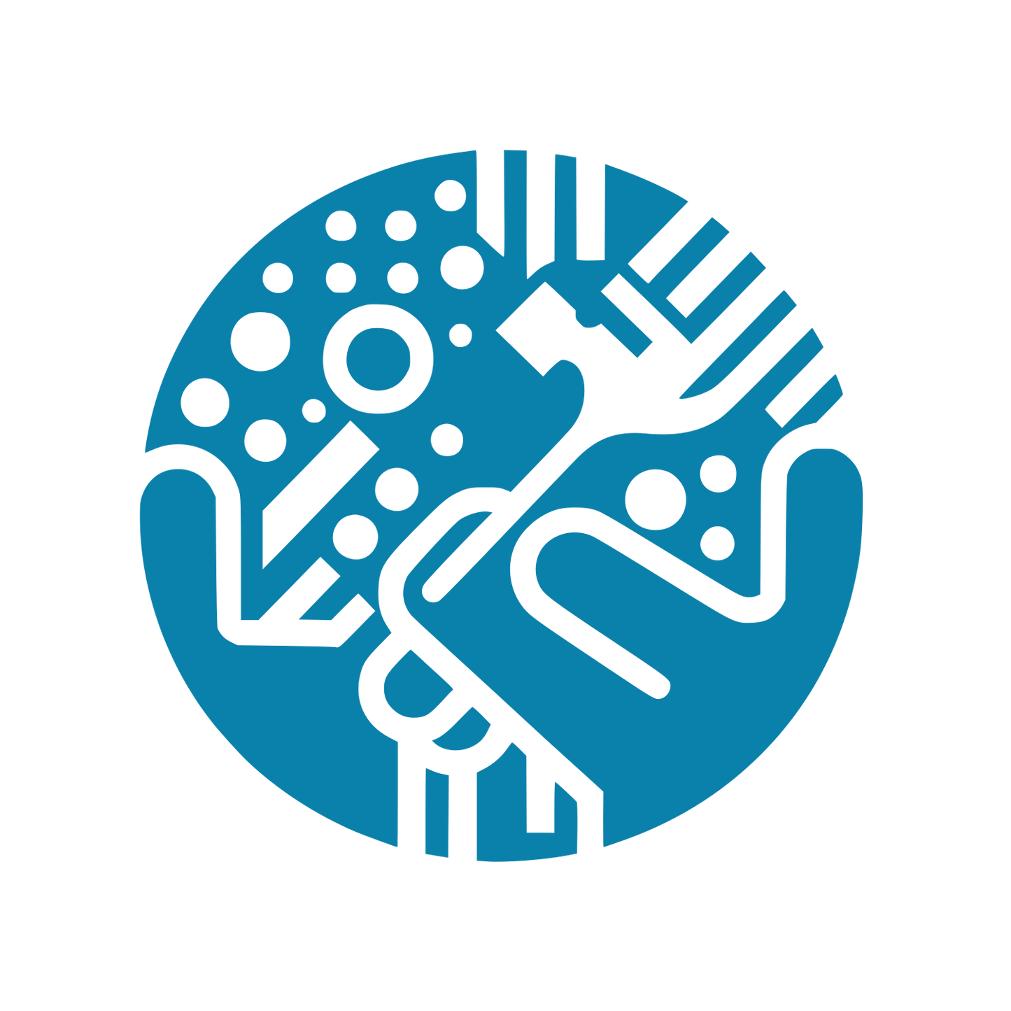 Micro Chip Logo #0A81AB