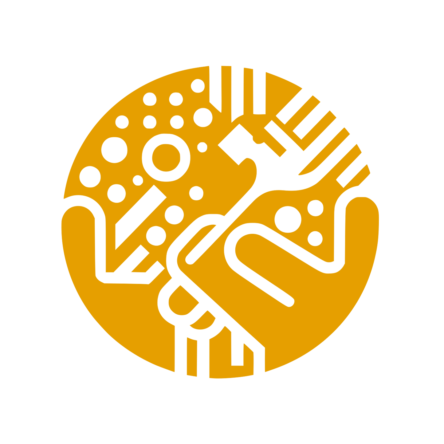 Micro Chip Logo #E69F00