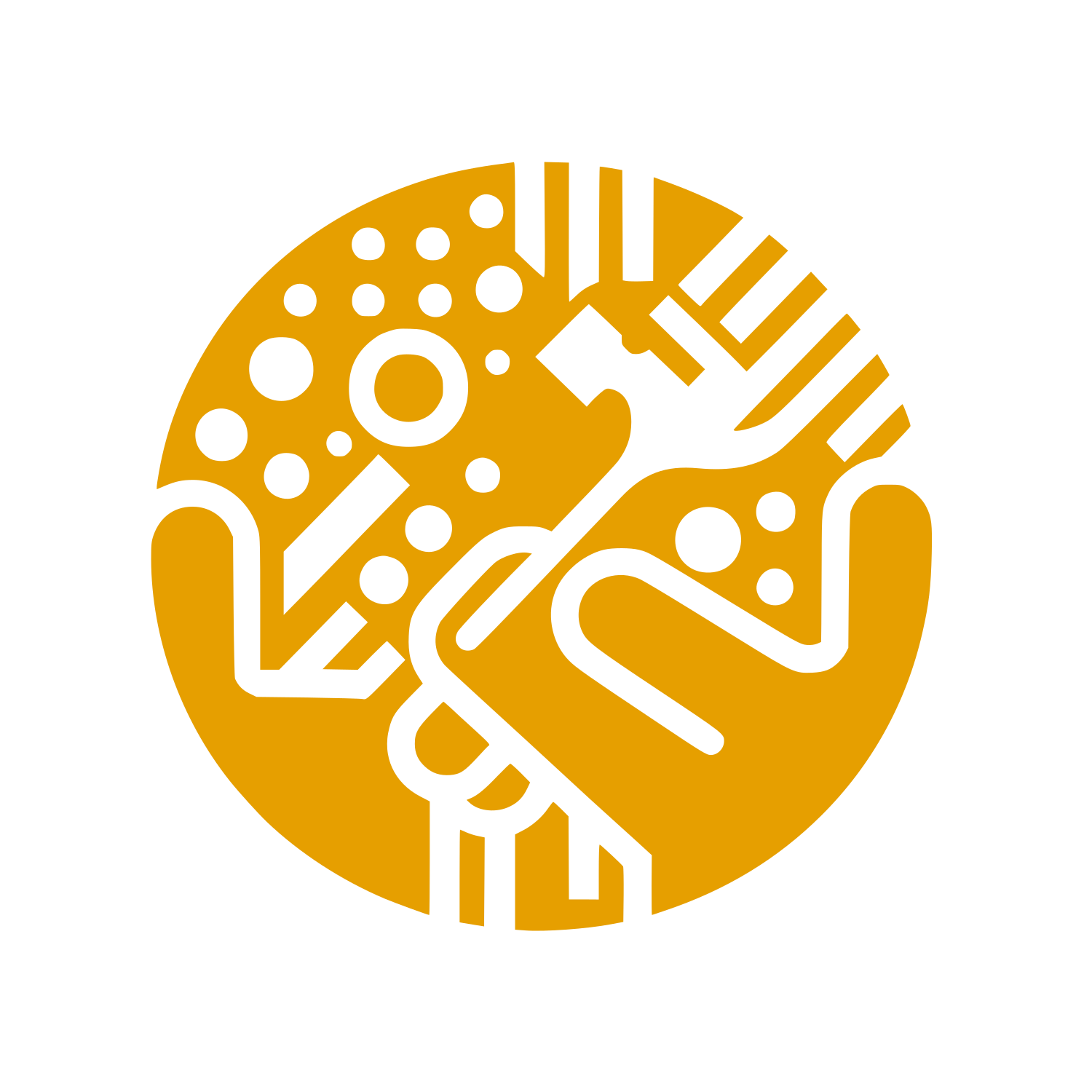 Micro Chip Logo #E69F00