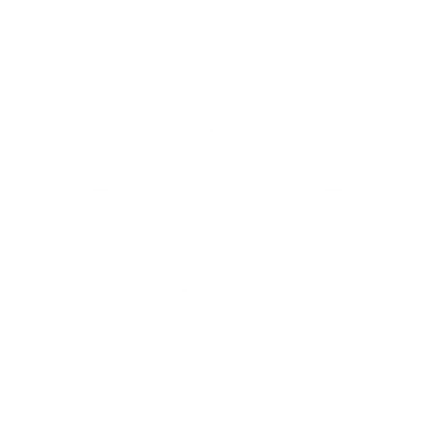 Robot Face Circle Logo #ffffff