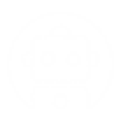 Robot Face Circle Logo #ffffff