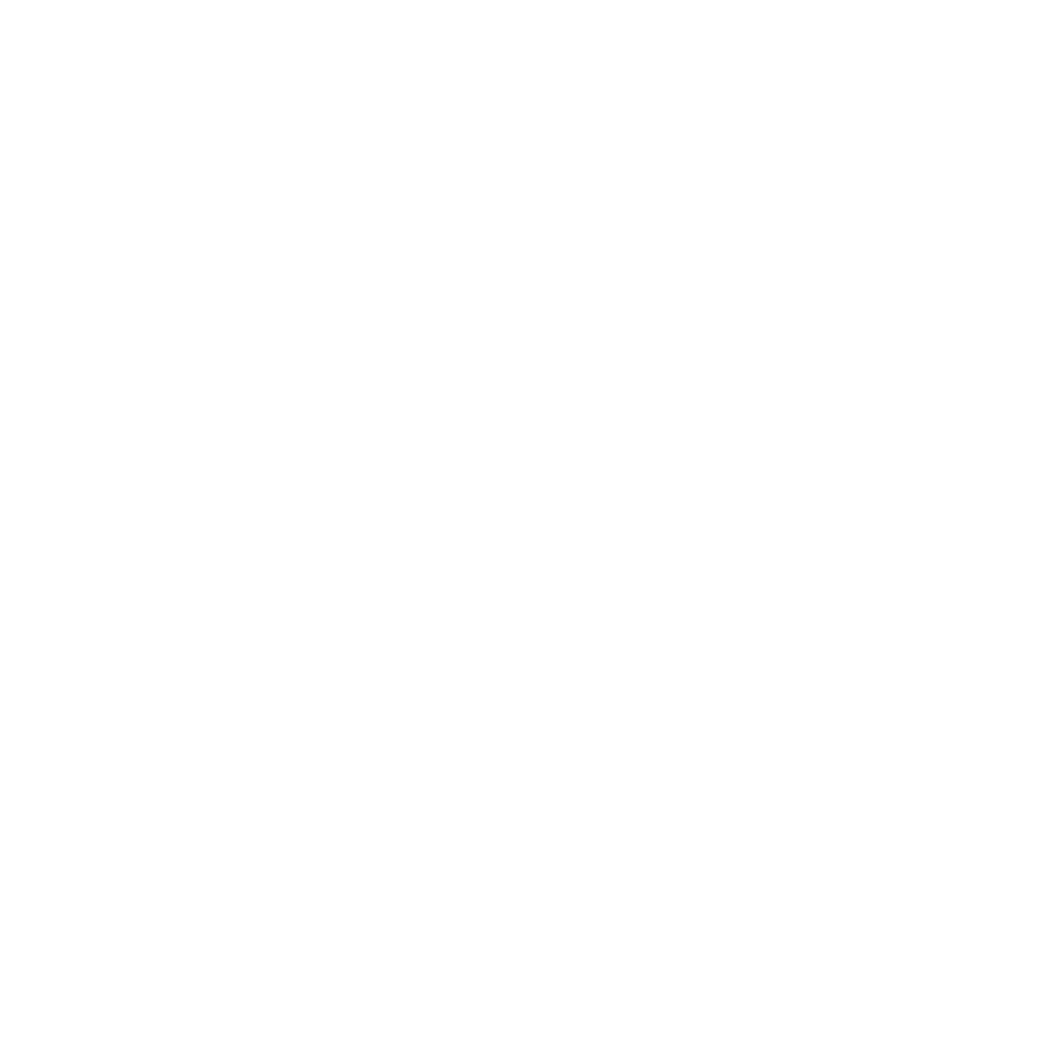 Negative Space Robot Logo #ffffff