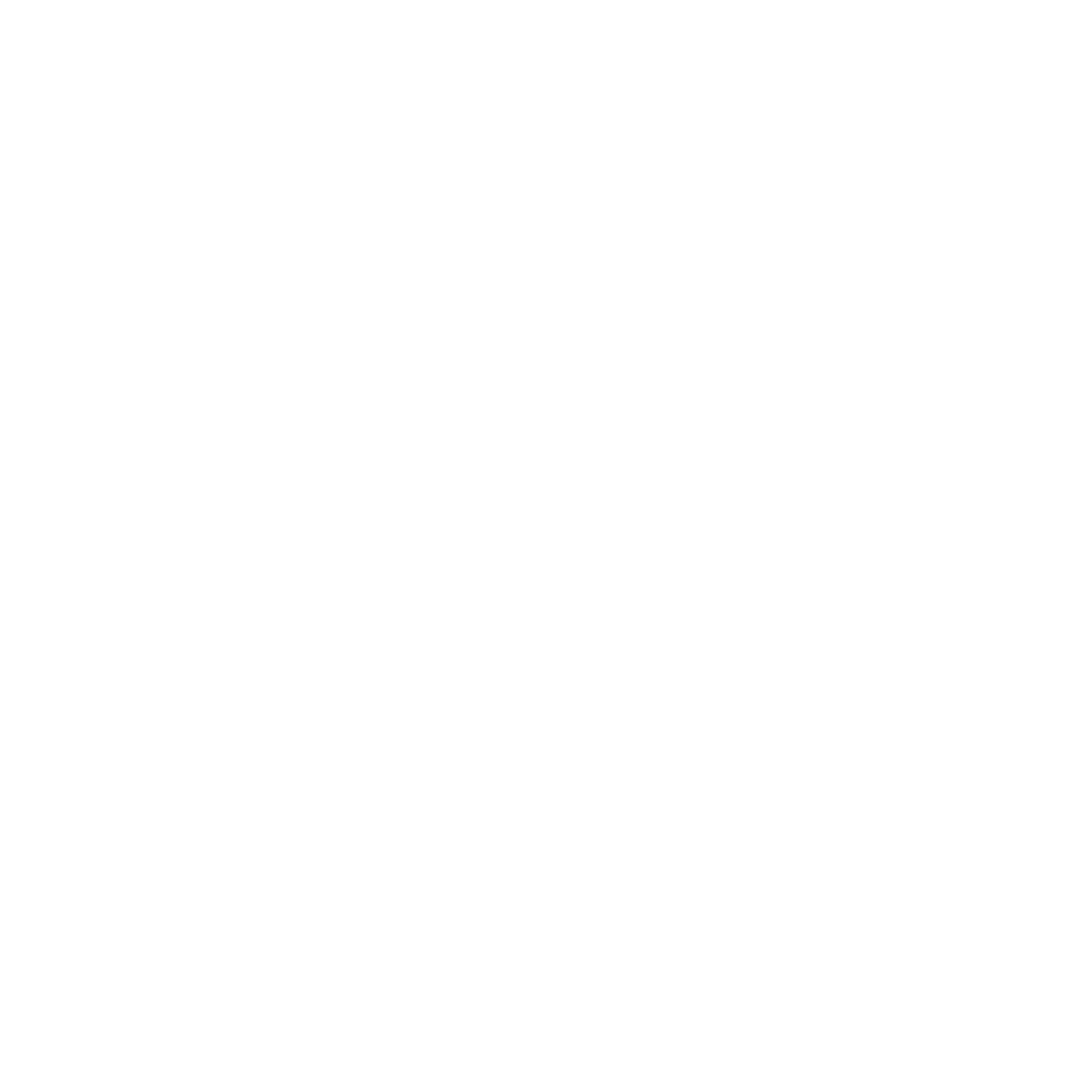 Robot Head Negative Space Logo #ffffff