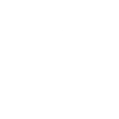Robot Head Negative Space Logo #ffffff