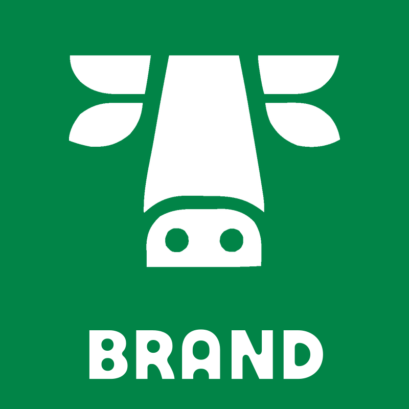 Bold Geometric Cow Logo preview
